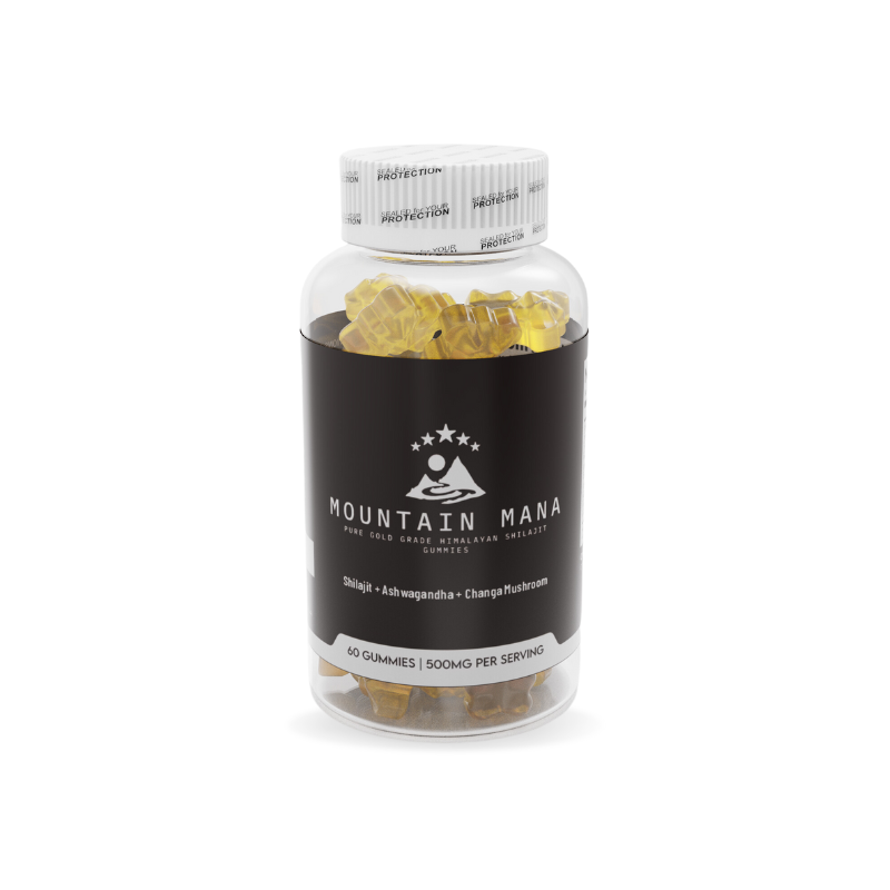 Himalayan Shilajit Gummies with Chaga Mushroom & Ashwagandha