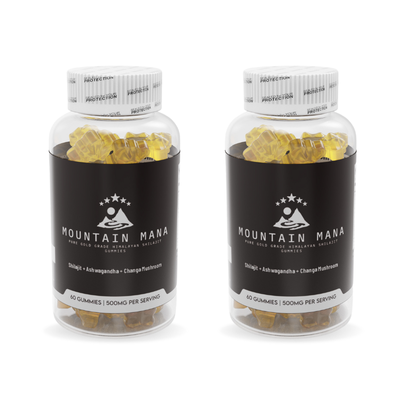 Himalayan Shilajit Gummies with Chaga Mushroom & Ashwagandha