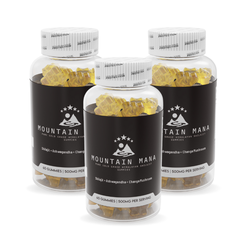 Himalayan Shilajit Gummies with Chaga Mushroom & Ashwagandha